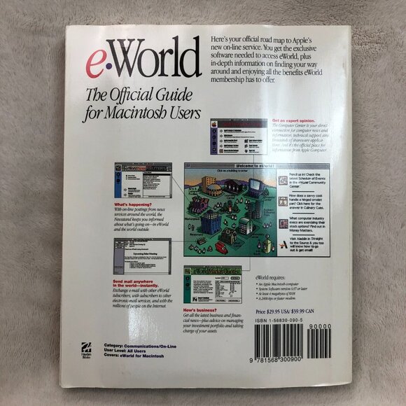 e-World The Official Guide for Macintosh Users by Cary Lu & J Milligan w/ Floppy - Picture 8 of 8